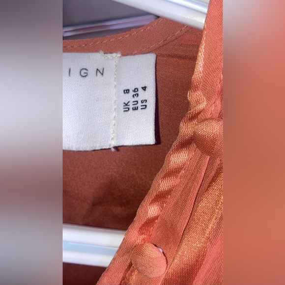 Beautiful Orange Summer Dress - Picture 6 of 8